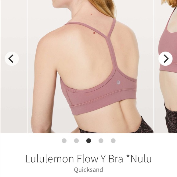 Lululemon Flow Y Bra Quicksand - 4 - Picture 2 of 2